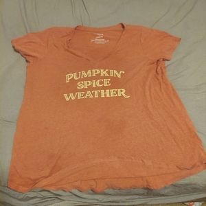 Pumpkin Spice Weather tshirt torrid size 3
